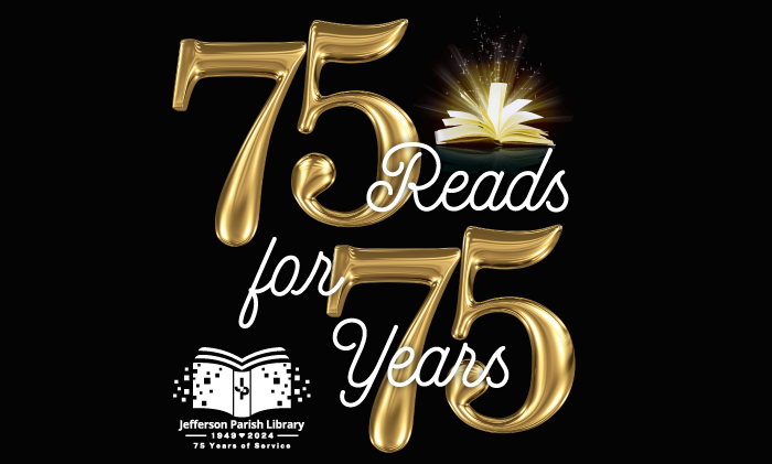 75 Reads for 75 Years graphic