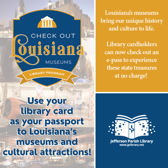 Check Out Louisiana: Museums graphic