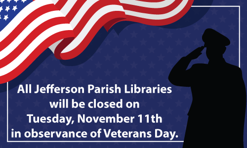 Closed on November 11 for Veterans Day graphic